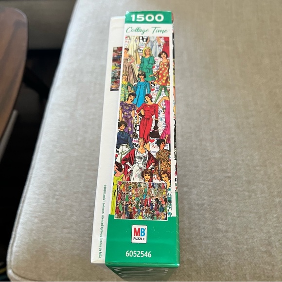 MB Puzzle Collage Time Fashion Memories 1500 Piece Puzzle - Picture 2 of 6